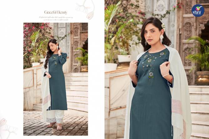 Hilltop New Exclusive Wear Rayon Latest Fancy Palazzo Suit Collection